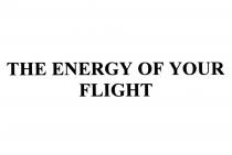 THE ENERGY OF YOUR FLIGHTFLIGHT