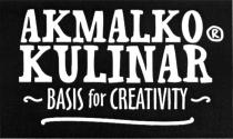 AKMALKO AKMALKO KULINAR BASIS FOR CREATIVITYCREATIVITY