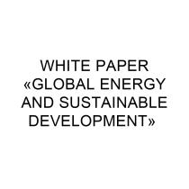 WHITE PAPER GLOBAL ENERGY AND SUSTAINABLE DEVELOPMENTDEVELOPMENT