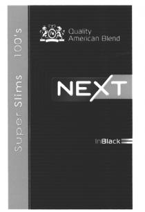 NEXT INBLACK BLACK PM NEXT INBLACK QUALITY AMERICAN BLEND SUPER SLIMSSLIMS