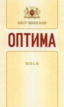 ОПТИМА РМ PM ОПТИМА GOLD QUALITY TOBACCO BLENDBLEND