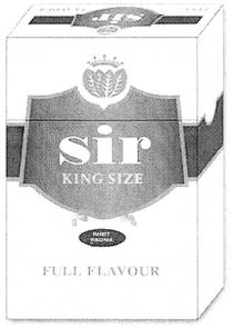 SIR VIRGINIA SIR FINEST VIRGINIA KING SIZE FULL FLAVOURFLAVOUR