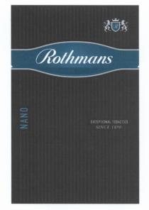 ROTHMANS ROTHMANS NANO EXCEPTIONAL TOBACCOS SINCE 18901890