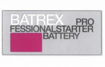 BATREX FESSIONALSTARTER PROFESSIONAL BATREX PRO FESSIONAL STARTER BATTERYBATTERY