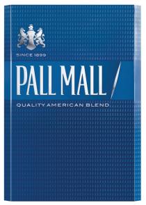 PALLMALL PALL MALL QUALITY AMERICAN BLEND SINCE 18991899