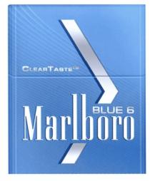 MARLBORO CLEARTASTE BLUESIX CLEAR TASTE BLUE6 MARLBORO CLEARTASTE BLUE 66