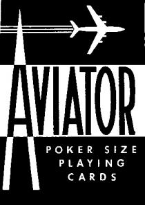 AVIATOR POKER SIZE PLAYING CARDS