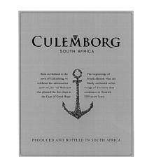 CULEMBORG GOODHOPE JANVANRIEBEECK RIEBEECK CULEMBORG SOUTH AFRICA BORN IS HOLLAND IN THE TOWN OF CULEMBORG WE CELEBRATE THE ADVENTUROUS SPIRIT OF JAN VAN RIEBEECK WHO PLANTED THE FIRST VINES AT CAPE OF GOOD HOPE THE BEGINNINGS OF SOUTH AFRICAN WINE ARE FIRMLY ANCHORED IN HIS VOYAGE OF DISCOVEDISCOVE