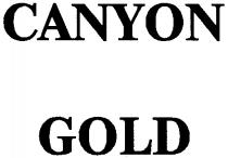 CANYON GOLD