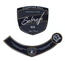 SABRAGE SABRAGE BLACK CHAMPIONS ONLY SPARKLING БАЛЬЗАМ КОКТЕЙЛЬ ВИННЫЙ ГАЗИРОВАННЫЙ АРОМАТИЗИРОВАННЫЙАРОМАТИЗИРОВАННЫЙ