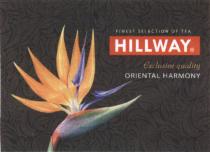 HILLWAY HILLWAY ORIENTAL HARMONY FINEST SELECTION OF TEA EXCLUSIVE QUALITYQUALITY