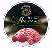 МИЛАЖ МЕЛАНЖ МИЛАЖ DELUXE ALL NATURAL ICE CREAM КЛУБНИКА И ЙОГУРТЙОГУРТ