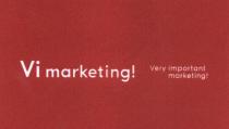 VI VIMARKETING VI MARKETING VERY IMPORTANT MARKETING