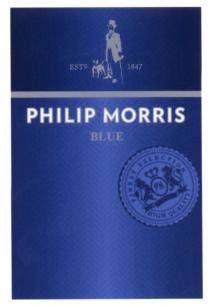 PHILIP MORRIS PHILIPMORRIS PM PHILIP MORRIS BLUE FINEST SELECTION HIGH QUALITY ESTD. 18471847