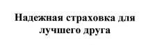 НАДЁЖНАЯ НАДЕЖНАЯ СТРАХОВКА ДЛЯ ЛУЧШЕГО ДРУГАНАДEЖНАЯ ДРУГА