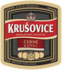 KRUSOVICE KRALOVSKY PIVOVAR KRUSOVICE KRALOVSKY PIVOVAR CERNE ROYAL CZECH PREMIUM BREWED FOR KINGSKINGS