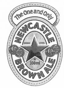 NEWCASTLE BROWN ALE THE ONE AND ONLY DRINK COOLCOOL