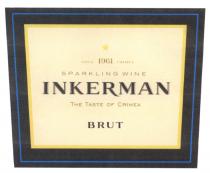 INKERMAN INKERMAN THE TASTE OF CRIMEA BRUT SINCE 1961 CRIMEA SPARKLING WINEWINE