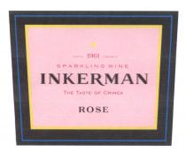 INKERMAN INKERMAN THE TASTE OF CRIMEA ROSE SINCE 1961 CRIMEA SPARKLING WINEWINE