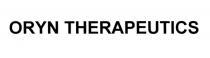 ORYN ORYN THERAPEUTICSTHERAPEUTICS