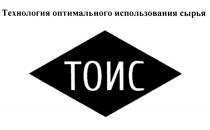 ТОИС ТОИС ТЕХНОЛОГИЯ ОПТИМАЛЬНОГО ИСПОЛЬЗОВАНИЯ СЫРЬЯСЫРЬЯ