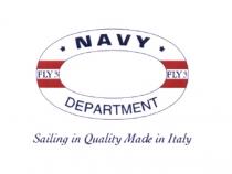 FLY3 FLY 3 NAVY DEPARTMENT SAILING IN QUALITY MADE IN ITALYITALY