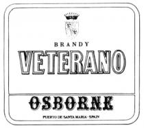 VETERANO BRANDY OSBORNE SPAIN