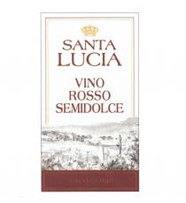 SANTALUCIA LUCIA SANTA LUCIA VINO ROSSO SEMIDOLCE PRODOTTO IN ITALIAITALIA