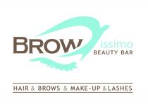 BROWISSIMO BEAUTYBAR BROW ISSIMO MAKEUP BROWISSIMO BEAUTY BAR HAIR & BROWS & MAKE-UP & LASHESLASHES