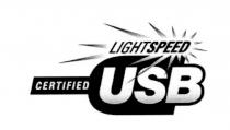 LIGHTSPEED LIGHT SPEED LIGHTSPEED CERTIFIED USBUSB