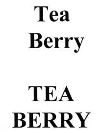 TEABERRY TEA BERRYBERRY