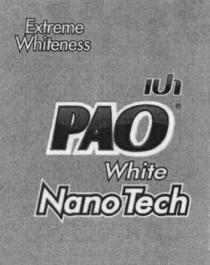 PAO NANOTECH РАО NANO TECH PAO EXTREME WHITENESS WHITE NANOTECH