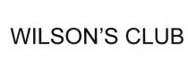 WILSONS WILSON WILSONS WILSON WILSONS CLUBWILSON'S CLUB