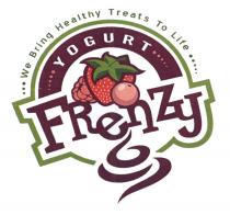 FRENZY WE BRING HEALTHY TREATS TO LIFE YOGURT FRENZY