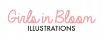 GIRLS IN BLOOM ILLUSTRATIONSILLUSTRATIONS