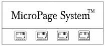 MICRO PAGE SYSTEM