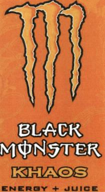 BLACK MONSTER KHAOS ENERGY + JUICE KHAOS+