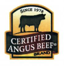 CERTIFIED ANGUS BEEF BRAND SINCE 1978 ANGUS ANGUSBEEFANGUSBEEF