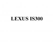 LEXUS IS300 LEXUS IS 300300