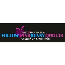 ЛЮБОВНАЯ ЛАВКА FOLLOW PINK BUNNY QROLIK СЛЕДУЙ ЗА КРОЛИКОМ PINKBUNNY QROLIK КРОЛИККРОЛИК