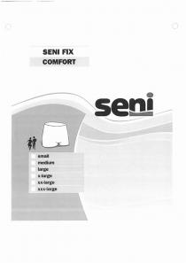 SENI FIX COMFORT SMALL MEDIUM LARGE X-LARGE XX-LARGE XXX-LARGE SENI SENIFIX SENIFIX