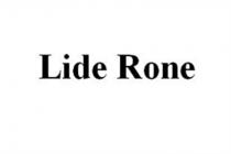 LIDE RONE LIDERONE LIDE RONE LEADERONE LIDERONE LIDER LEADER LEADERONE