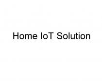HOME IOT SOLUTION IO