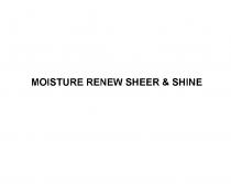 MOISTURE RENEW SHEER & SHINESHINE