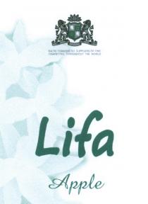 LIFA APPLE BALTIC TOBACCO CO. SUPPLIERS OF FINE CIGARETTES THROUGHOUT THE WORLD LIFA