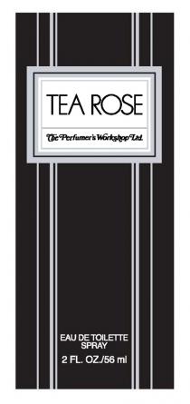 TEA ROSE THE PERFUMERS WORKSHOP LTD. EAU DE TOILETTE SPRAY TEAROSE PERFUMER PERFUMERSPERFUMER'S