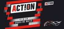 ACT!ON ACT!ON PREMIUM SPARKLING WATER 180 200 ACTION ACTON ACTION ACTON ACTACT