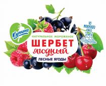 КУПИНО ШЕРБЕТ ЯГОДНЫЙ ИЗ МОЛОЧНОГО КРАЯ ЛЕСНЫЕ ЯГОДЫ НАТУРАЛЬНОЕ МОРОЖЕНОЕ КУПИНО ЩЕРБЕТЩЕРБЕТ