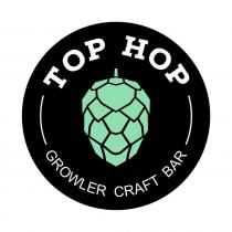 TOP HOP EST 2015 GROWLER CRAFT BAR TOPHOP TOPHOP TOP-HOPTOP-HOP