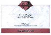 DAMANI ALAZANI MEDIUM DRY RED WINE 2015 DAMANI ALAZANI